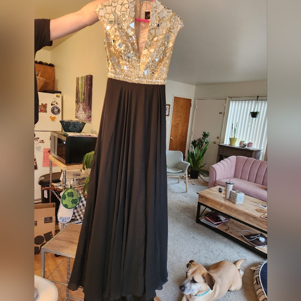 Mirrored Evening Gown Johnathan Kayne by Joshua McKinley